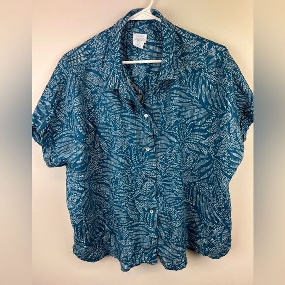 Sigrid Olsen Linen Top - Picture 6 of 7